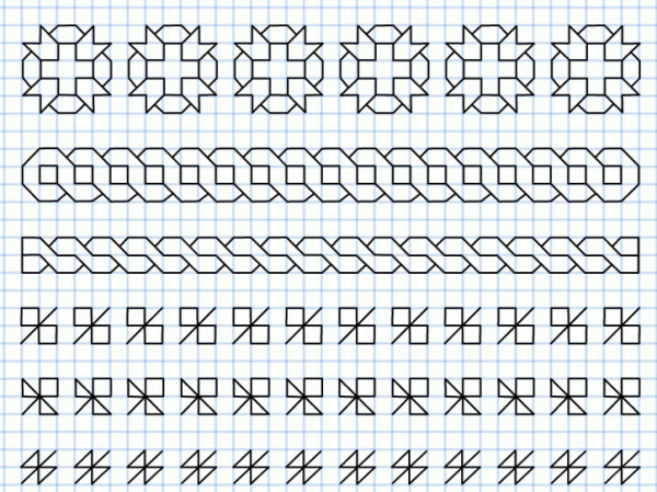 Зарисовки на полях тетради