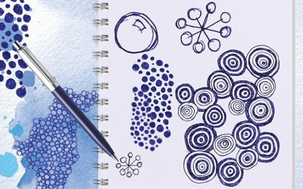 Косичка на листе в клеточку