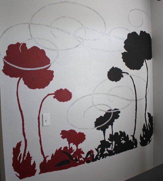 Роспись стен дерево