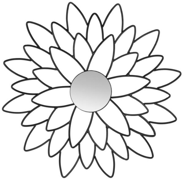 Хризантема шаблон для вырезания