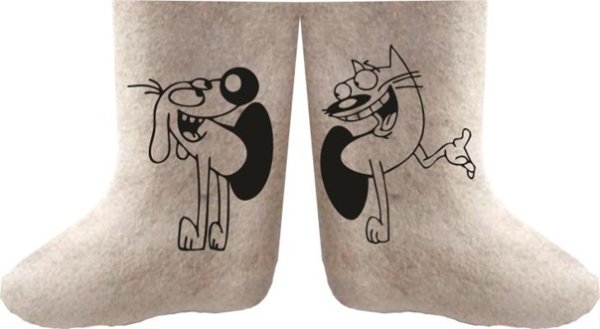 Валенки с тремя застежками