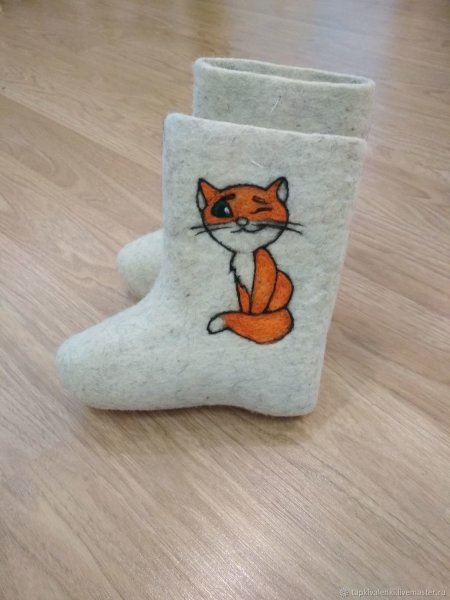Валенки разукрашенные