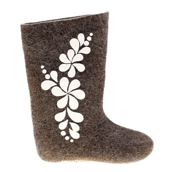 Валенок красками роспись валенок