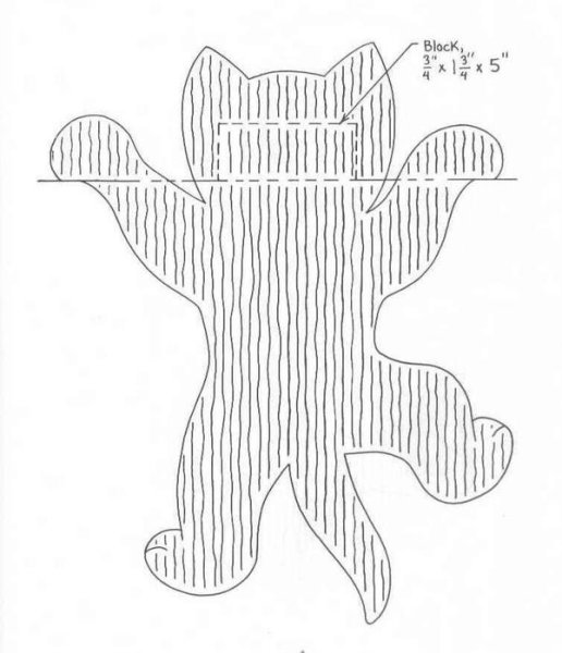 Кошка для выпиливания