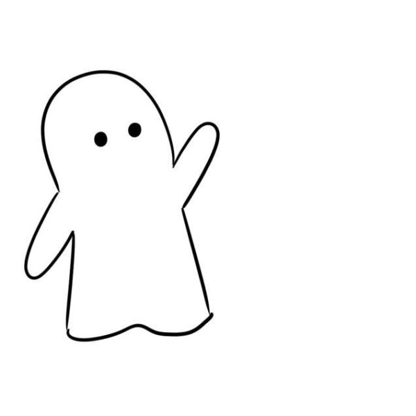 Рисунки для срисовки приведение