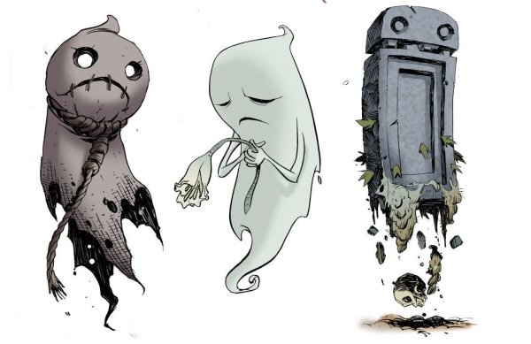 Рисунки для срисовки приведение