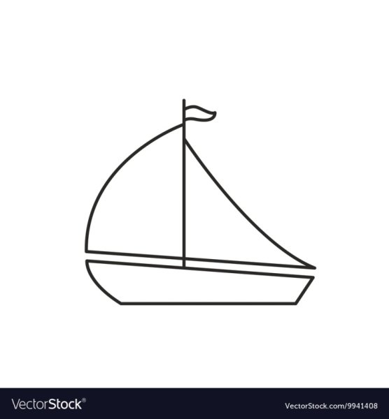 Рисование кораблик