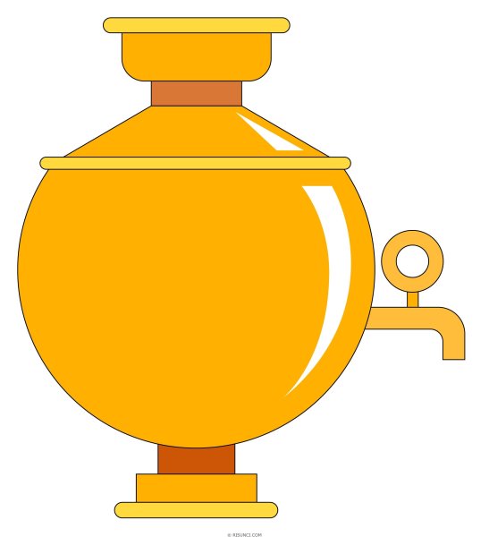 Самовар рисунок