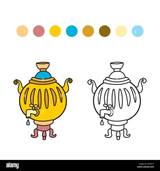 Самовар карандашом