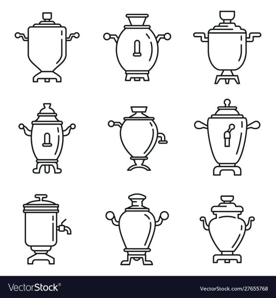 Тульский самовар раскраска