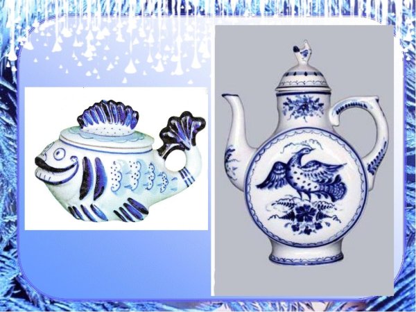 Гжельская роспись квасник