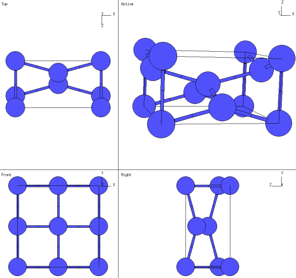 Модель ионной кристаллической решетки