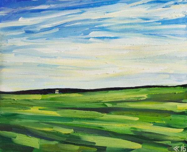 Поле карандашом