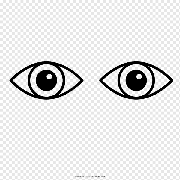 Глаза раскраска для детей