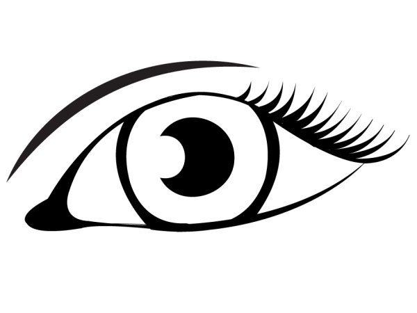 Красивые нарисованные глаза