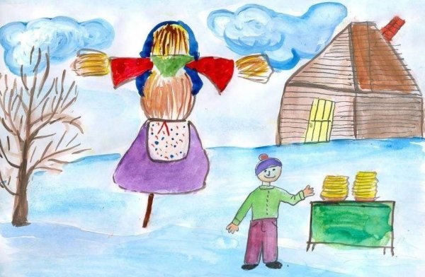 Рисуем Масленицу