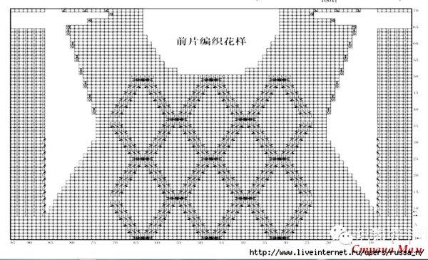 Схема вязания безрукавки спицами для женщин с описанием
