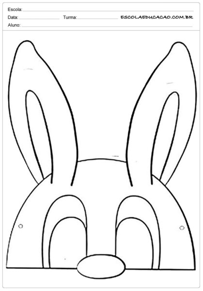 Уши зайца маска