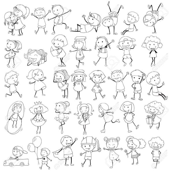 Скетчи персонажей