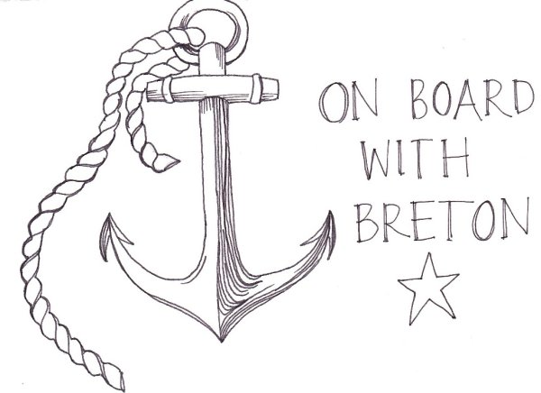 Якорь карандашом