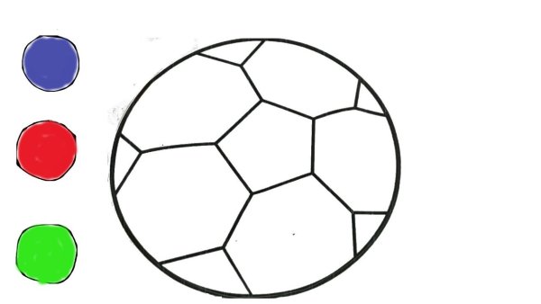 Рисование цветные мячики