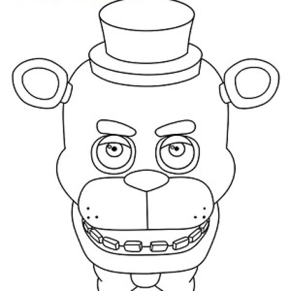Рисунки для срисовки ФНАФ Фредди