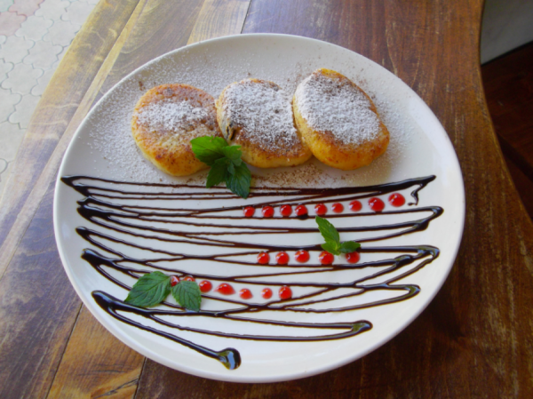 Сырники украшение