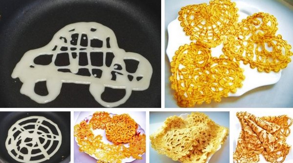 Блины рисунок простой