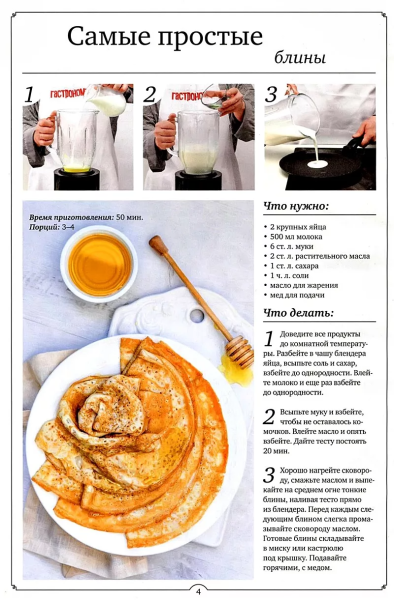 Рецепт блинов