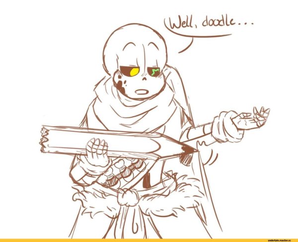 Инк Санс для срисовки