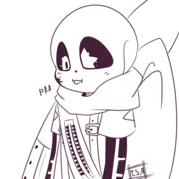 Инк Санс черно белый