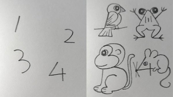 Рисование из цифр