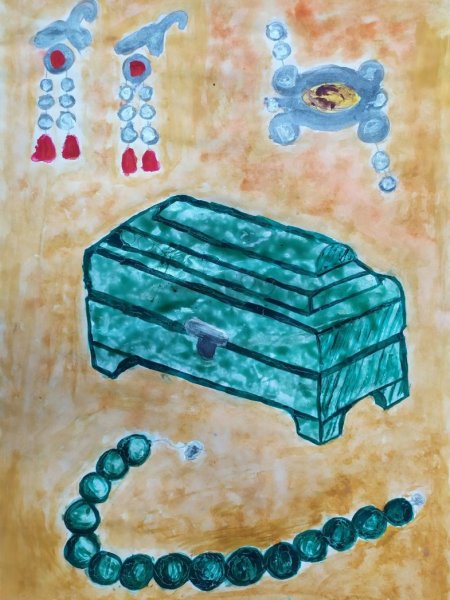 Иллюстрации к сказам Бажова Малахитовая шкатулка