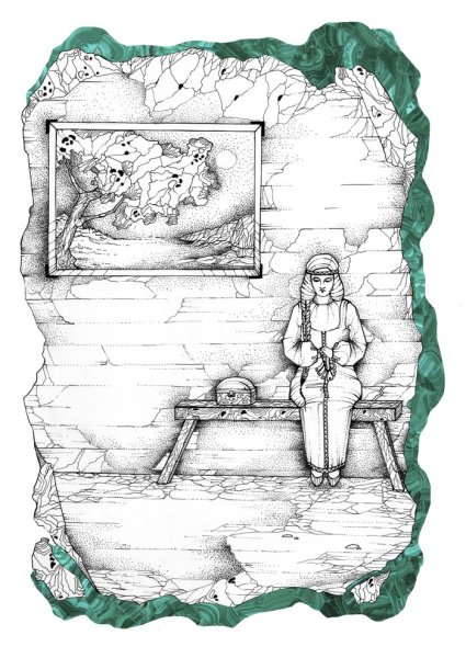 Бажов Малахитовая шкатулка раскраска