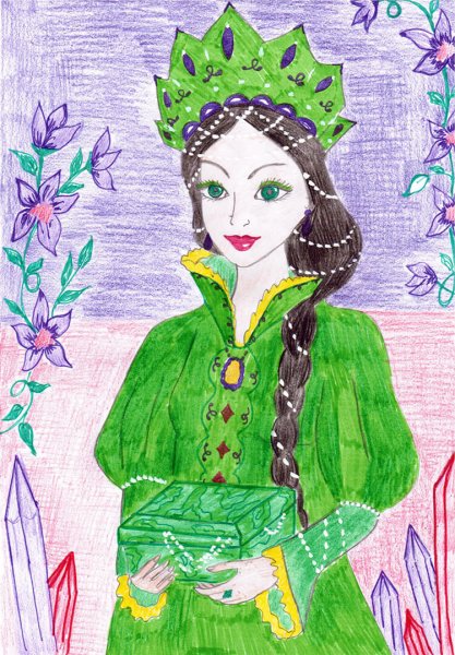 Малахитовая шкатулка хозяйка медной горы