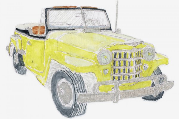 Старинные автомобили Графика