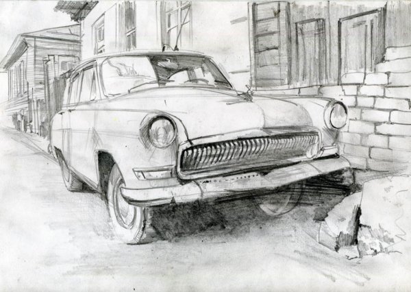 Ретро-автомобили. Раскраска