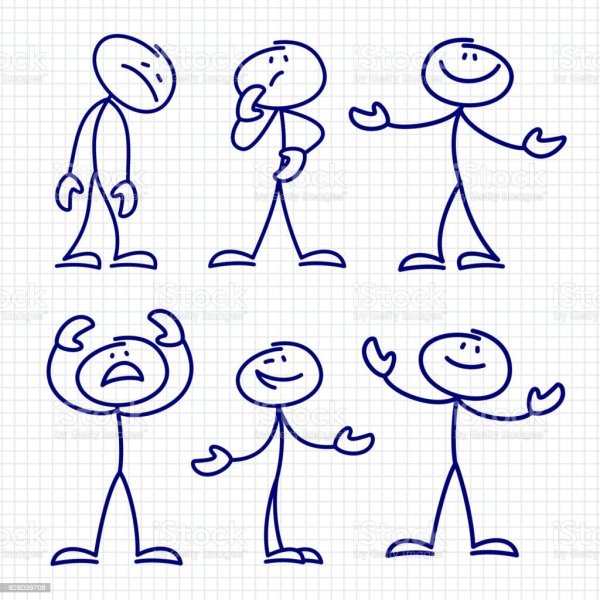 Нарисованный человечек