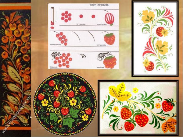 Хохлома роспись для дошкольников