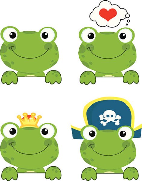 Милая мордочка лягушки