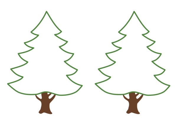 Нарисовать елочку