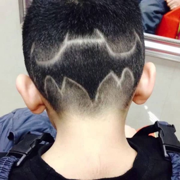 Стрижки для мальчиков с полосками