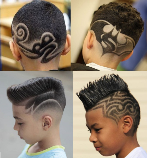 Стрижка с рисунком