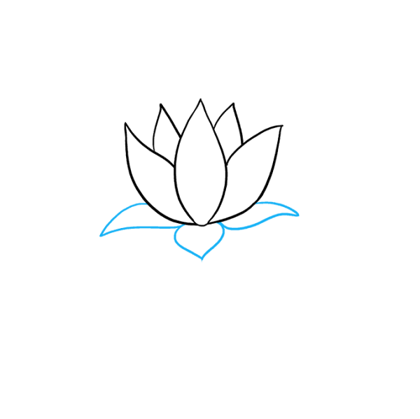 Лотос нарисовать