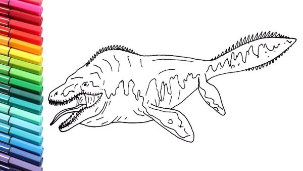 Рисование динозавров
