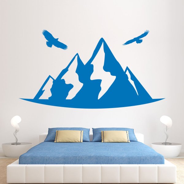 Интерьерные наклейки горы