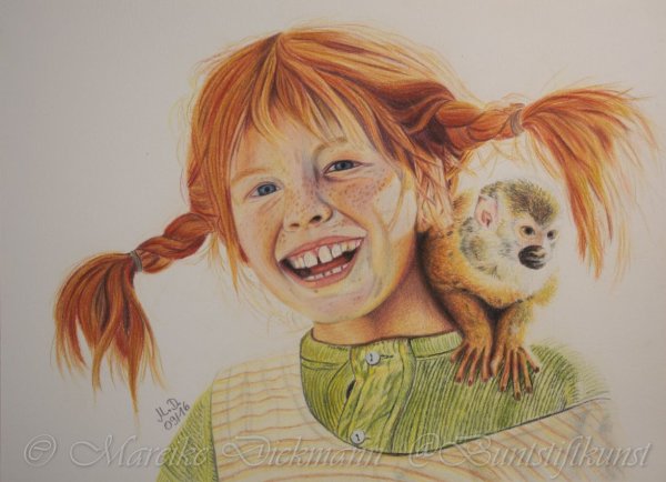 Пеппи длинный чулок