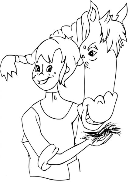 Поделка Пеппи длинный чулок