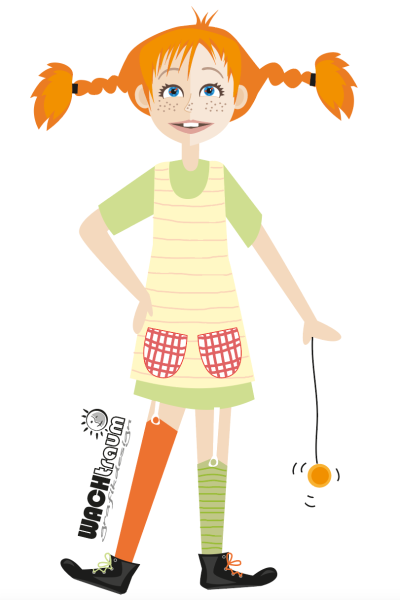 Пеппи длинный чулок портрет