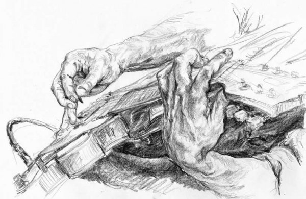 Рафаэль Санти рисунки